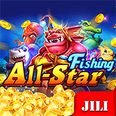 All Star Fishing cover with an angler character