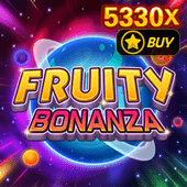 Fruity Bonanza cover with fruit symbols