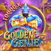 Golden Genie cover with a magic lamp