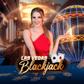 Las Vegas Blackjack cover with a blackjack table
