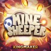 Minesweeper cover with a grid of tiles