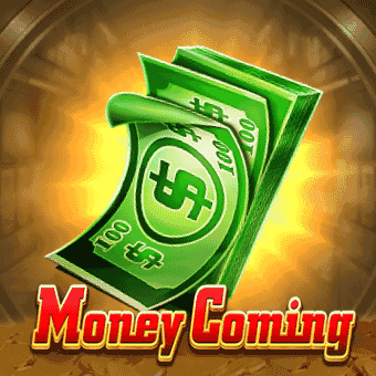 Money Coming slot cover with falling banknotes