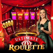 Ultimate Roulette cover with a spinning wheel